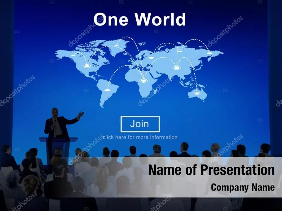 Presentation with World Map