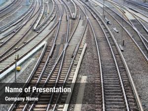Railway Track PowerPoint Template