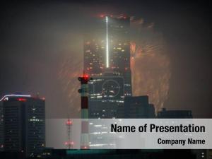 Sparkling Skyscraper PowerPoint Template