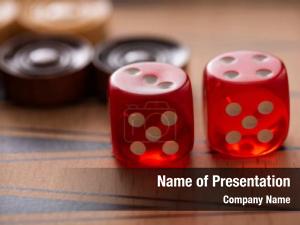 Dice In Game PowerPoint Template