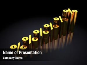 Rising Percent PowerPoint Template