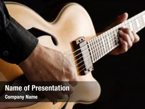 Jazz Guitar PowerPoint Template