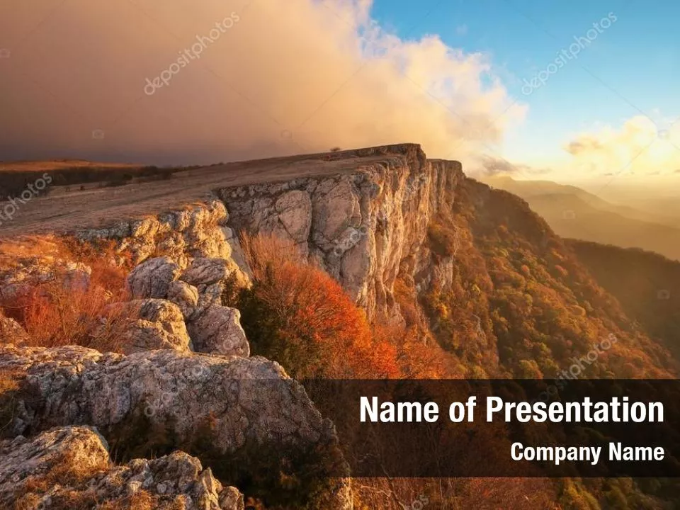 Autumn In A Mountain Land