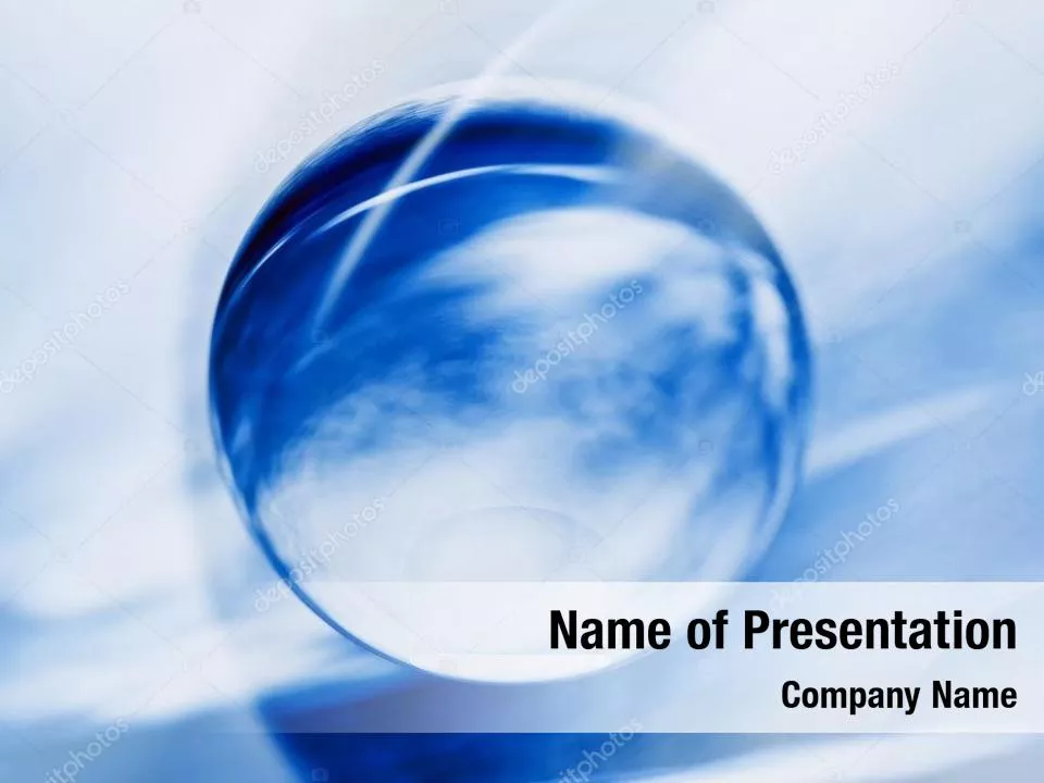 Abstract Blue Sphere