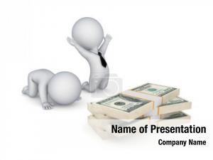 3D Small People and Dollar Packs PowerPoint Template