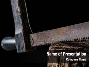 Saw PowerPoint Template