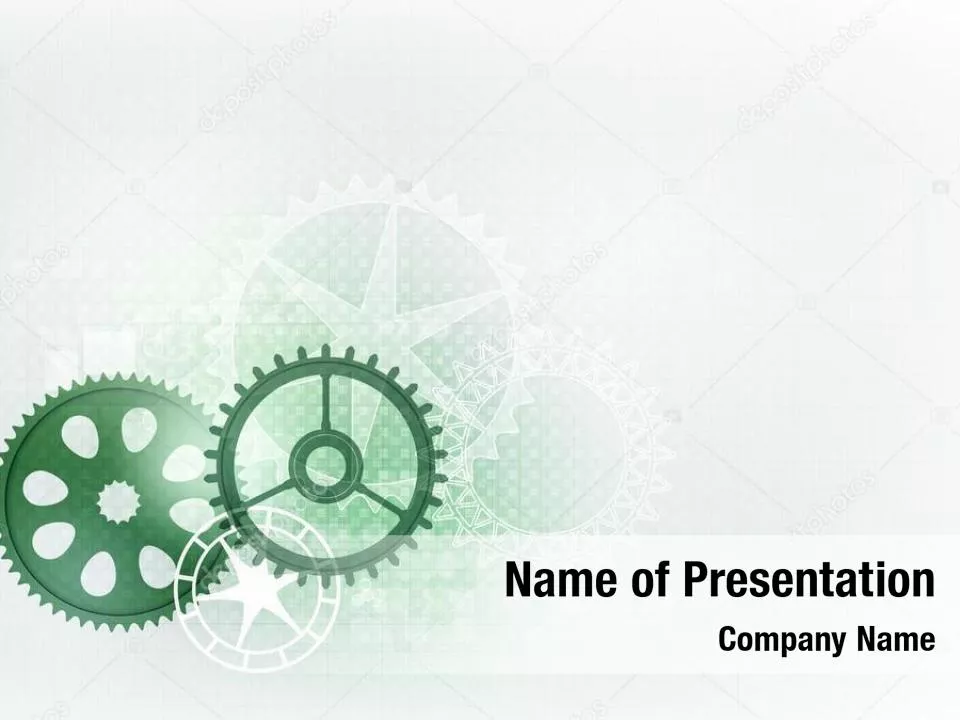 Bright Abstract Gear