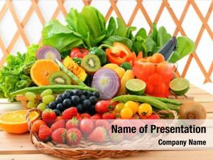 Fruits and Vegetables PowerPoint Template