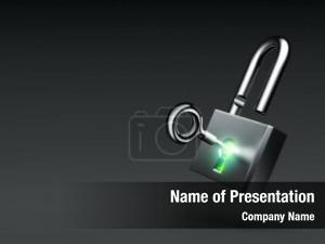 Secure Key PowerPoint Template