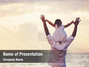 Father and Daughter PowerPoint Template