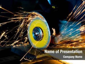 Grinding Steel PowerPoint Template