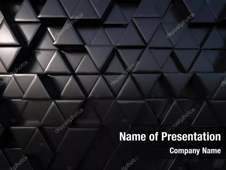 Dark Abstract Triangles