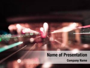 Bright Lights Abstract PowerPoint Template
