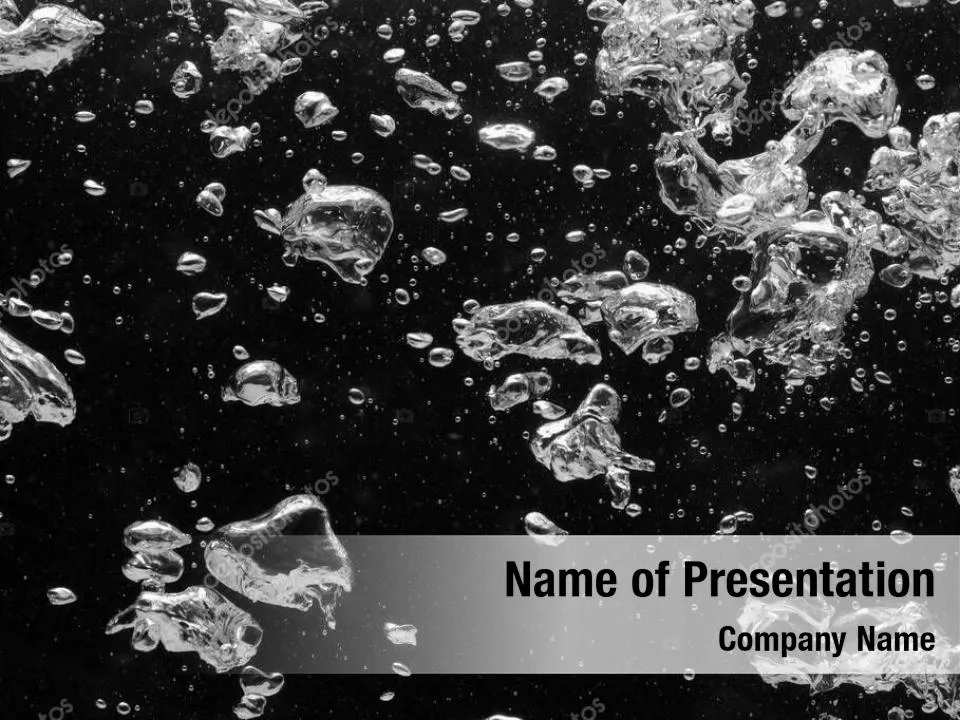 Bubbles In Dark Liquid