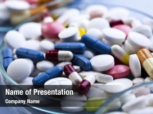 Medical Pills and Tablets PowerPoint Template