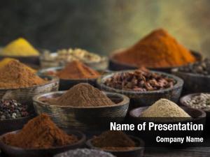Culinary Spices and Herbs PowerPoint Template