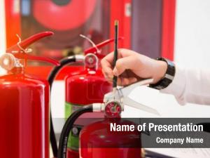 Fire Prevention Equipment PowerPoint Template