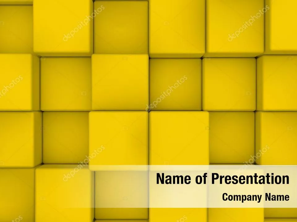 Yellow Cubes