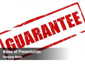 Guarantee Seal PowerPoint Template