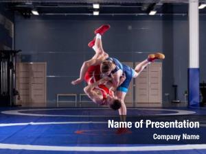 Wrestling PowerPoint Template