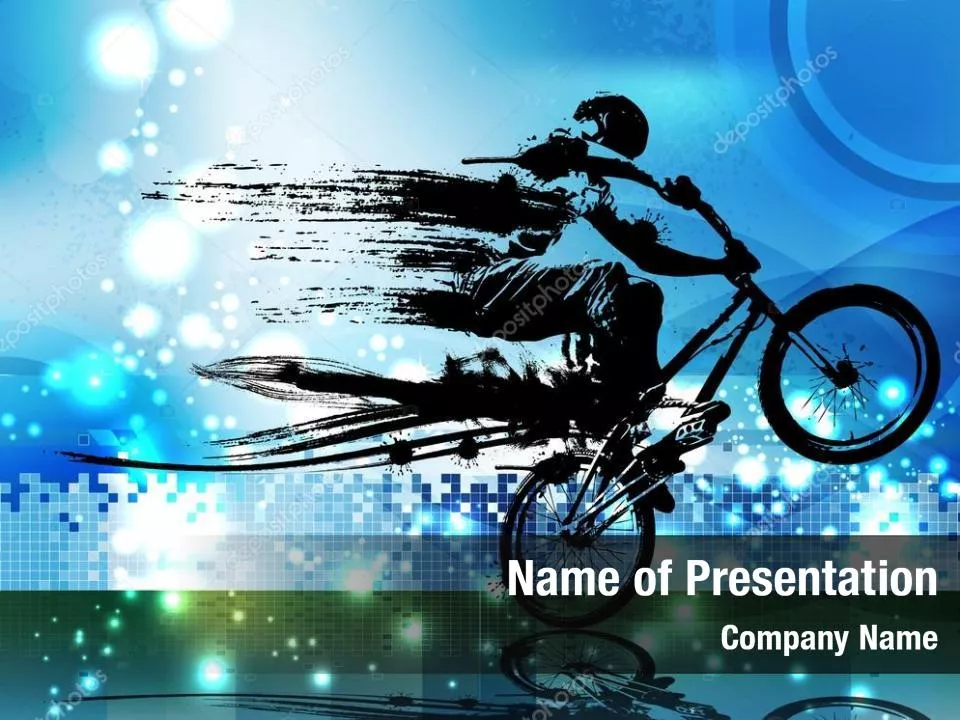 Bicycle Race Illustration