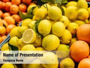 Orange Lemon Business Background
