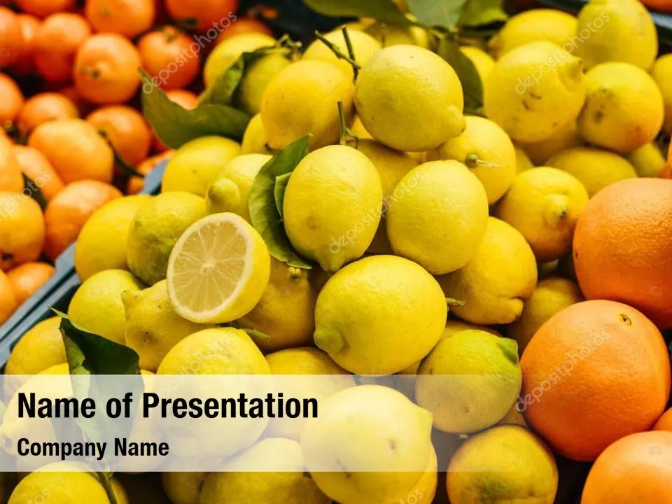 Orange Lemon Business Background