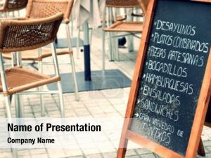 Menu Of Restaurant