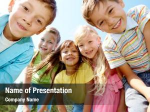 Happy Children PowerPoint Template