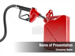 Gasoline Jerrycan PowerPoint Template