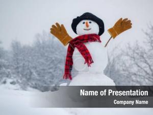 Snow Men PowerPoint Template