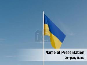 Flag of Ukraine PowerPoint Template