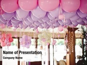 Party Decor PowerPoint Template