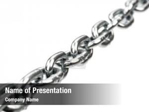 Steel Chain PowerPoint Template