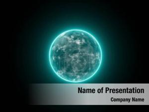 Glowing Sphere PowerPoint Template
