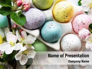 Painted Eggs PowerPoint Template