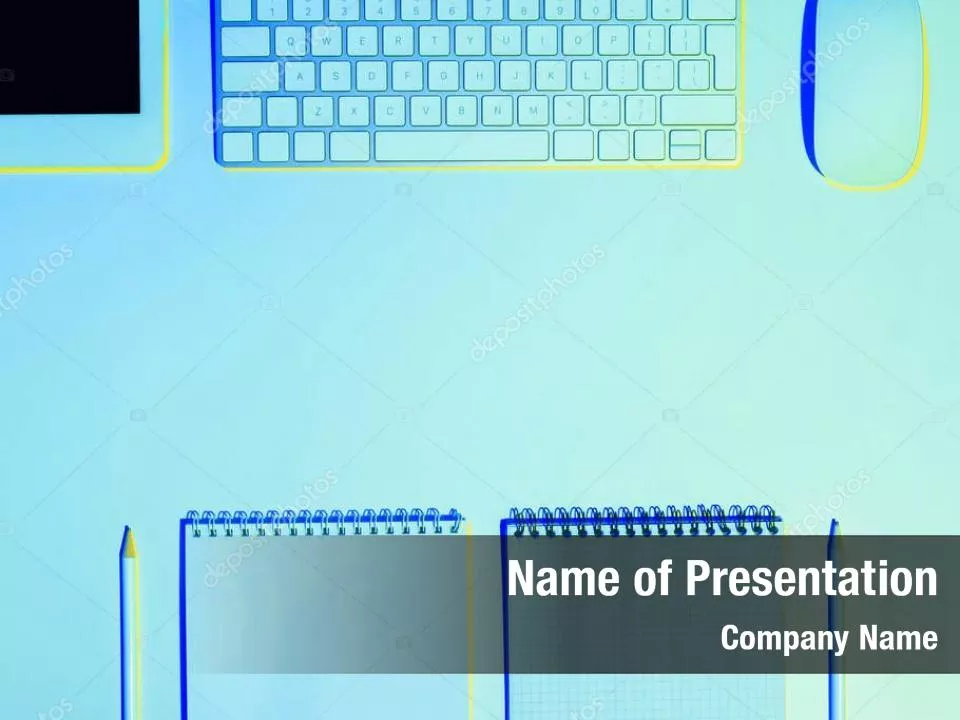 Blue Computer Keyboard