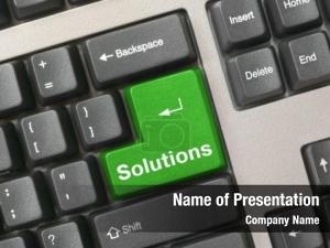 Key Of Solutions PowerPoint Template