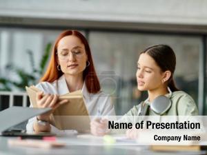 Education Support System PowerPoint Template