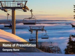 Ski Tourism PowerPoint Template