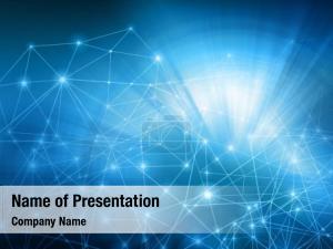 Blue Technology Abstract