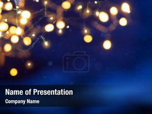 Holiday Lights PowerPoint Template