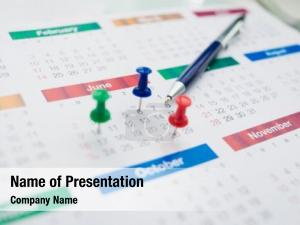 Business Calendar PowerPoint Template