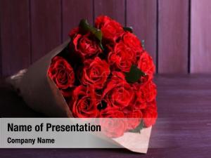Rose Bouquet PowerPoint Template
