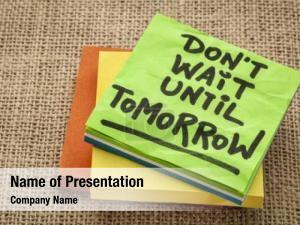 Procrastination