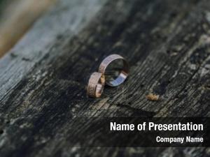 Marriage Rings PowerPoint Template