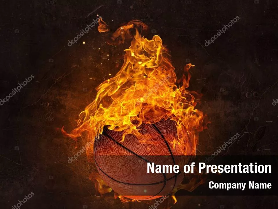 Flaming Basketball