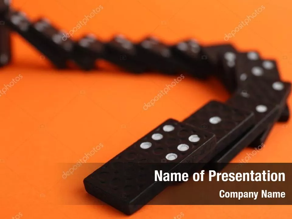 Dominoes Falling Effect