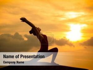 Morning Yoga PowerPoint Template