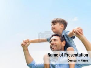 Father and Son PowerPoint Template